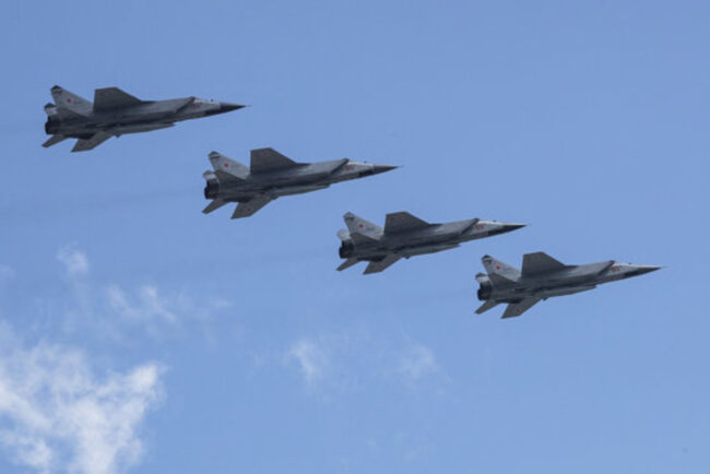 AP — Russia Parade Rehearsal